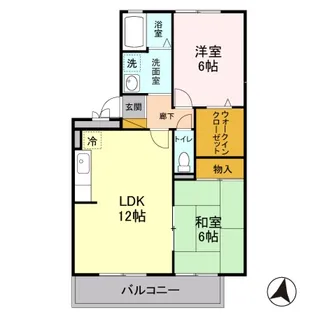 パークサイドヴィレッジ【1階】の間取り
