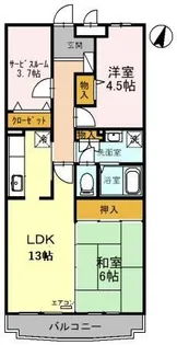 フローレスタ カーサ【1階】の間取り