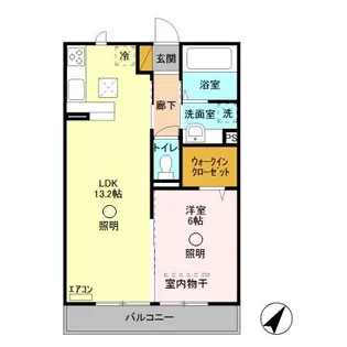 本郷の杜 オーカ【1階】の間取り