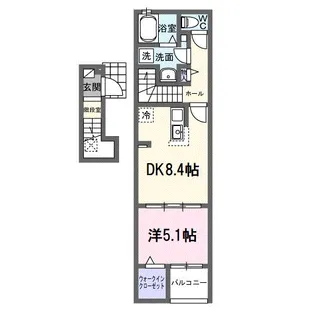 アルカンシエルⅡ【2階】の間取り