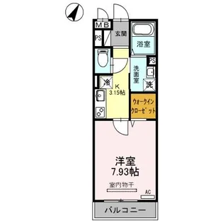 エヴァーラスティング桶川【2階】の間取り