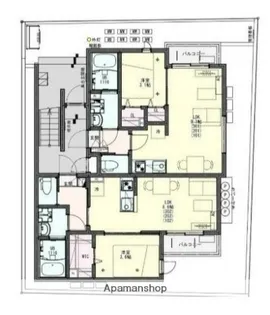 KEIAI RESIDENCE 上尾【1階】の間取り