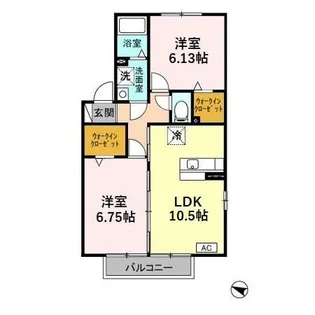 アキュール【2階】の間取り
