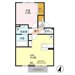 サンライズヒル A【2階】の間取り