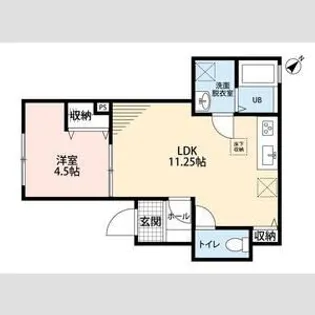 リーブルファイン鴻巣本町【1階】の間取り