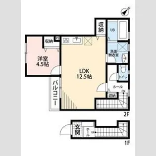 リーブルファイン鴻巣本町【2階】の間取り