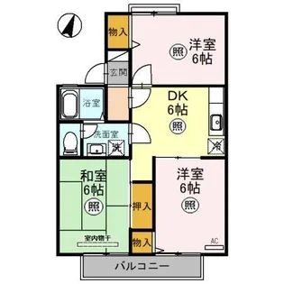 ガーデンハイツ A【2階】の間取り