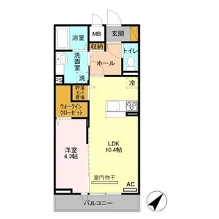 GRAND SOLEIL【3階】の間取り