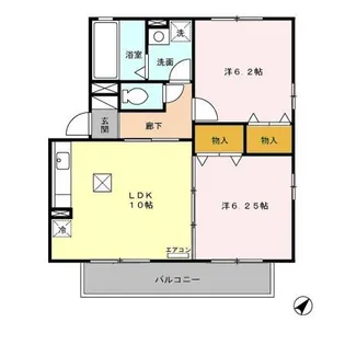 リビングタウン桶川朝日 C【1階】の間取り