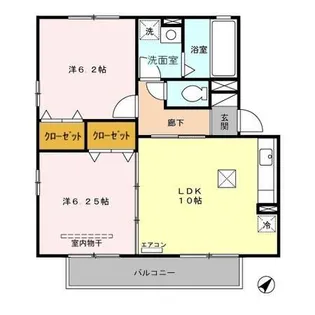 リビングタウン桶川朝日 C【1階】の間取り