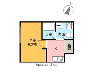 ミッドタウン原市【1階】の間取り