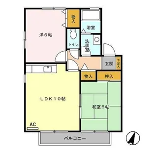 エーデル I【1階】の間取り