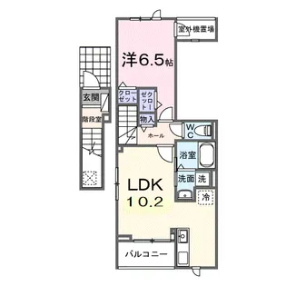 ルリアン【2階】の間取り