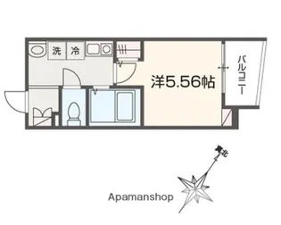 1Kの間取り画像