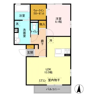 リビングシティ II【2階】の間取り