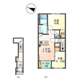 FUDEN【2階】の間取り