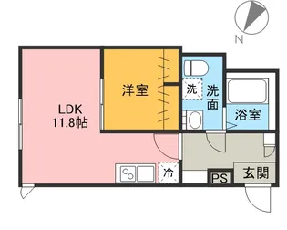 マイレジデンス上尾Ⅱ【2階】の間取り