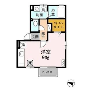 ベルデボナール【1階】の間取り