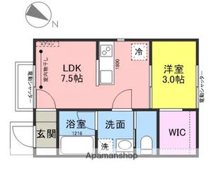 KENIX AGEO【1階】の間取り