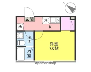 オーチェ上尾【1階】の間取り