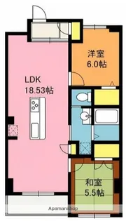 グランドソナ上尾【9階】の間取り