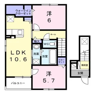 ジール【2階】の間取り