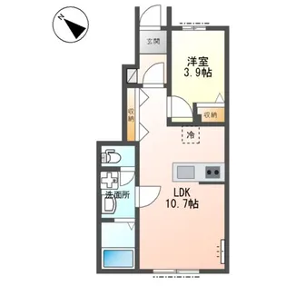 ミキ宮原【1階】の間取り