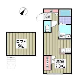 壱番館【2階】の間取り