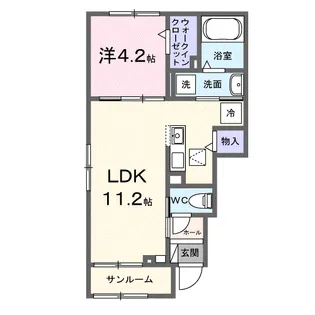 プレンディー【1階】の間取り