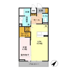 GRAND SOLEIL【3階】の間取り