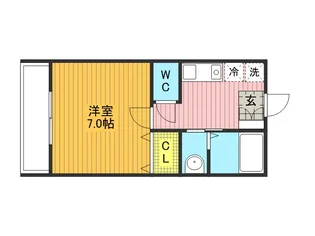 J’S上尾【103号室】の間取り