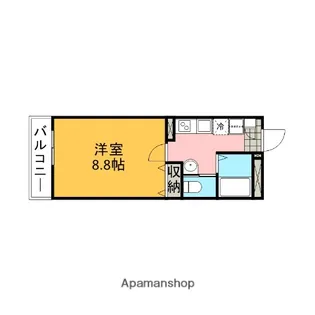 ウエストガーデンⅡ【3階】の間取り