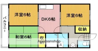 リシェス笹屋【301号室】の間取り
