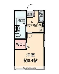 広進コーポ【201号室】の間取り