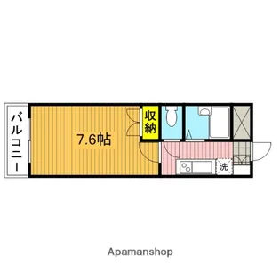 アンプルール フェール グランデール【1階】の間取り
