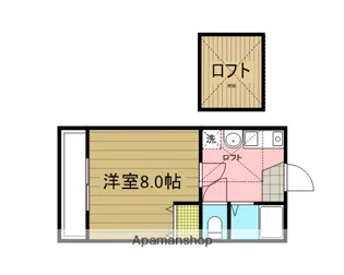 ラシュール【107号室】の間取り
