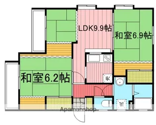 プラザ豊栄【301号室】の間取り