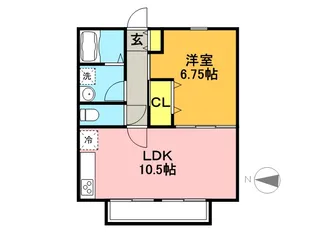 プレジオ【1階】の間取り