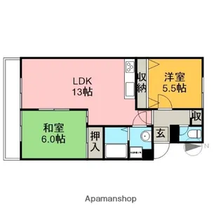 埼玉県さいたま市中央区本町東1丁目【マンション】の間取り