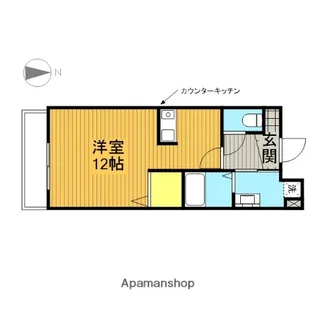 エスポワール参番館【206号室】の間取り