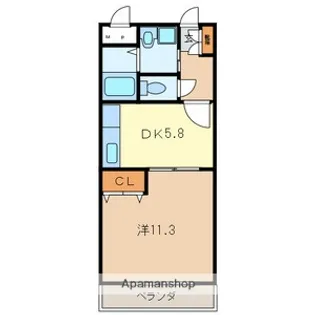 S・Kマンション5【2階】の間取り