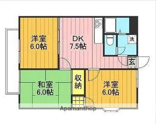 エランドール【301号室】の間取り