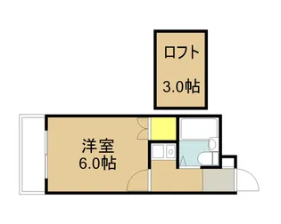 まほろば【210号室】の間取り