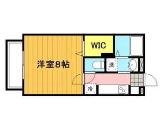 イー・エフ・ドミール【1階】の間取り