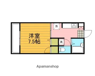 ハイツリーベ【201号室】の間取り