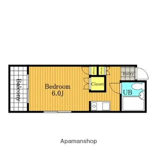 鮎マンション【306号室】の間取り