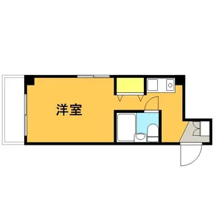 鮎マンション【105号室】の間取り