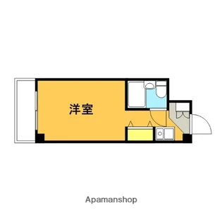 鮎マンション【103号室】の間取り
