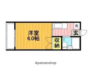 第3ウェストコーポ【202号室】の間取り