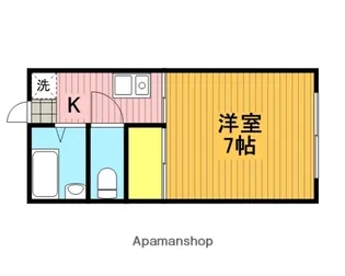 コンフォート【A205号室】の間取り